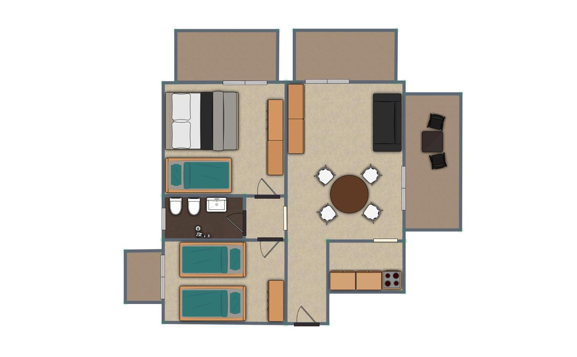 Residence Rainbow Bellaria-Igea Marina Quarto foto
